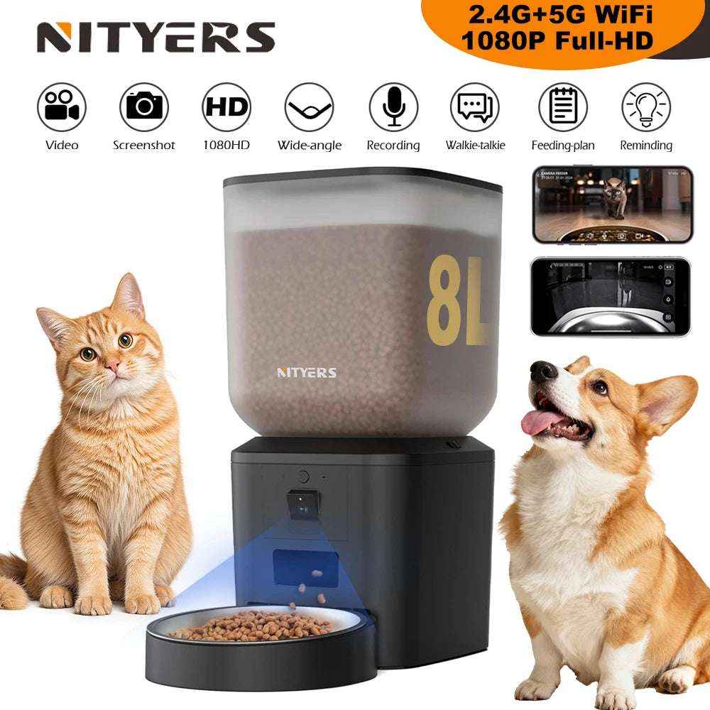 Wireless Stainless Steel Cat Water Fountain