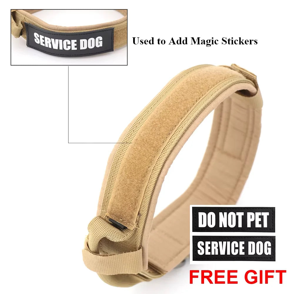 Adjustable Tactical Dog Collar & Leash Set