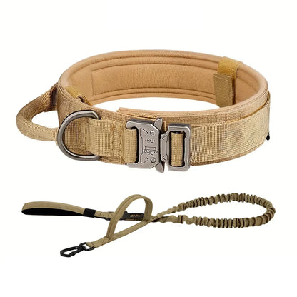 Adjustable Tactical Dog Collar & Leash Set