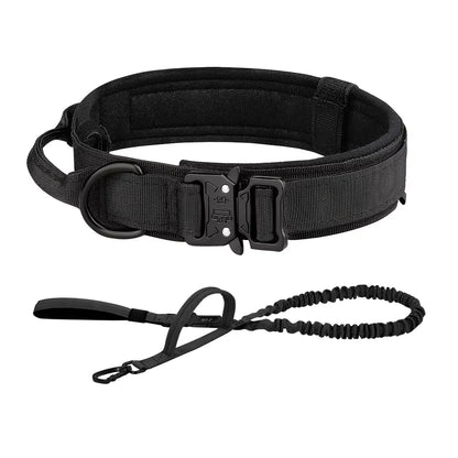 Adjustable Tactical Dog Collar & Leash Set