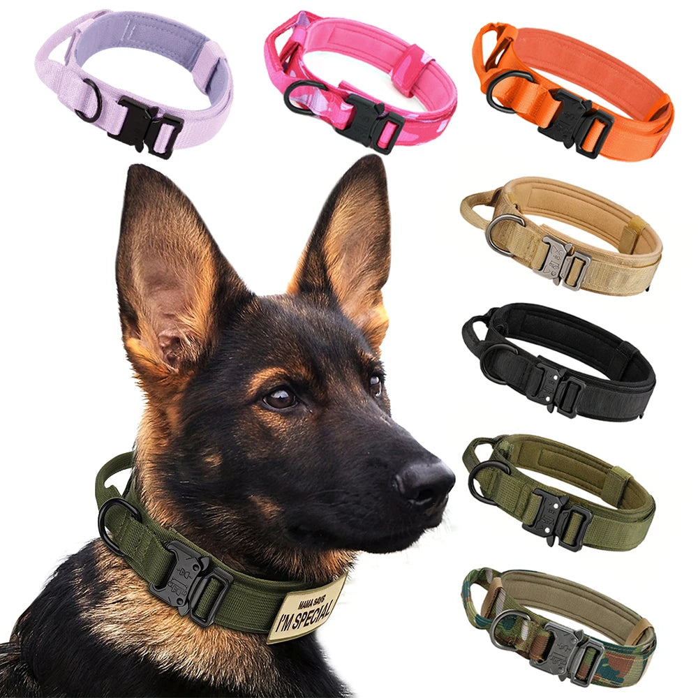 Adjustable Tactical Dog Collar & Leash Set