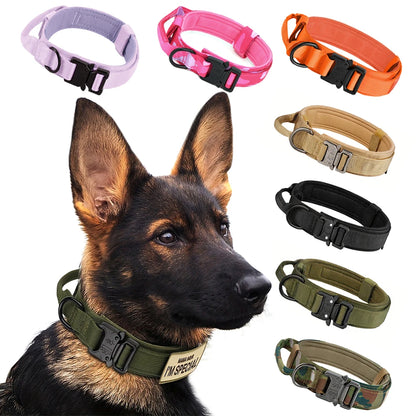 Adjustable Tactical Dog Collar & Leash Set