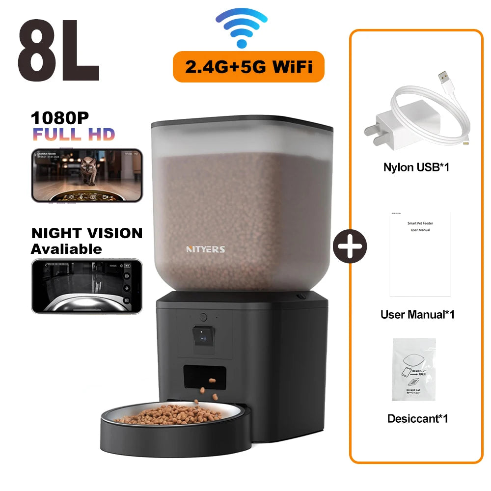 Wireless Stainless Steel Cat Water Fountain