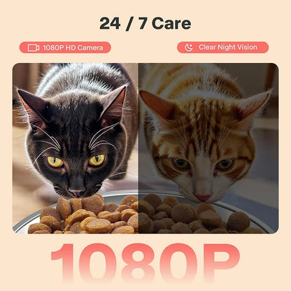 7L Smart Pet Feeder with HD Camera & WiFi